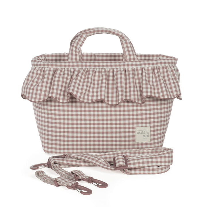 Walking Mum - Changing Bag - Praliné Vichy Moka - Mabel & Fox