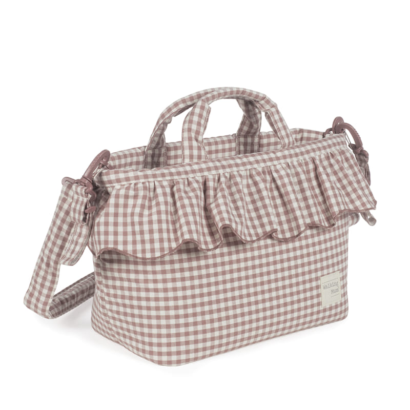 Walking Mum - Changing Bag - Praliné Vichy Moka - Mabel & Fox