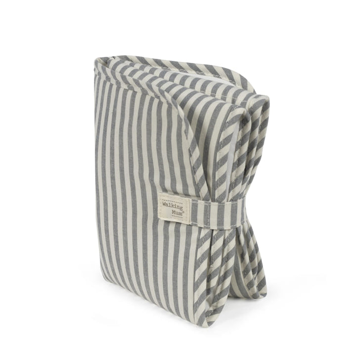 Walking Mum - Changing Mat - Praliné Stripes Matcha - Mabel & Fox