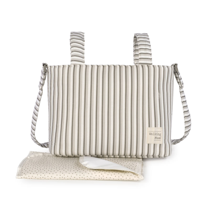 Walking Mum - Crossbody Bag - Botton Stripes - Mabel & Fox