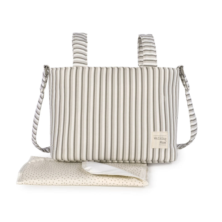 Walking Mum - Crossbody Bag - Botton Stripes - Mabel & Fox