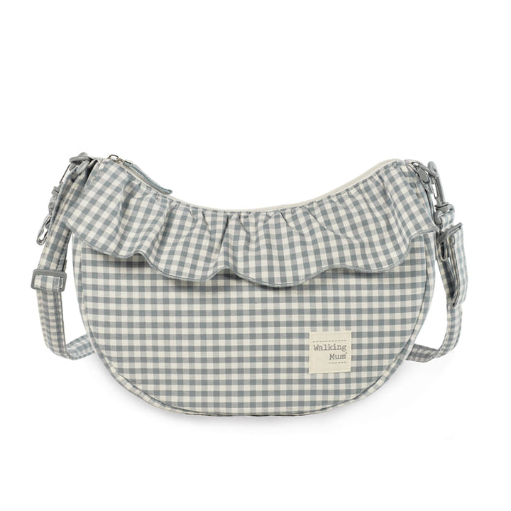 Walking Mum - Crossbody Bag - Gondola Praliné Vichy Matcha - Mabel & Fox