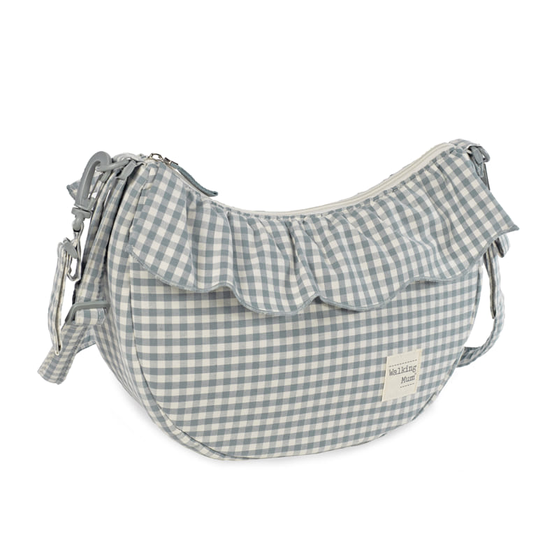 Walking Mum - Crossbody Bag - Gondola Praliné Vichy Matcha - Mabel & Fox
