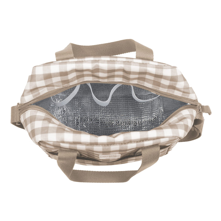 Walking Mum - Insulated Bottle Bag - Caetana Sand - Mabel & Fox