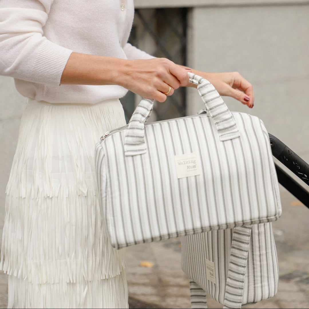 Walking Mum - Mini Bag - Botton Stripes - Mabel & Fox