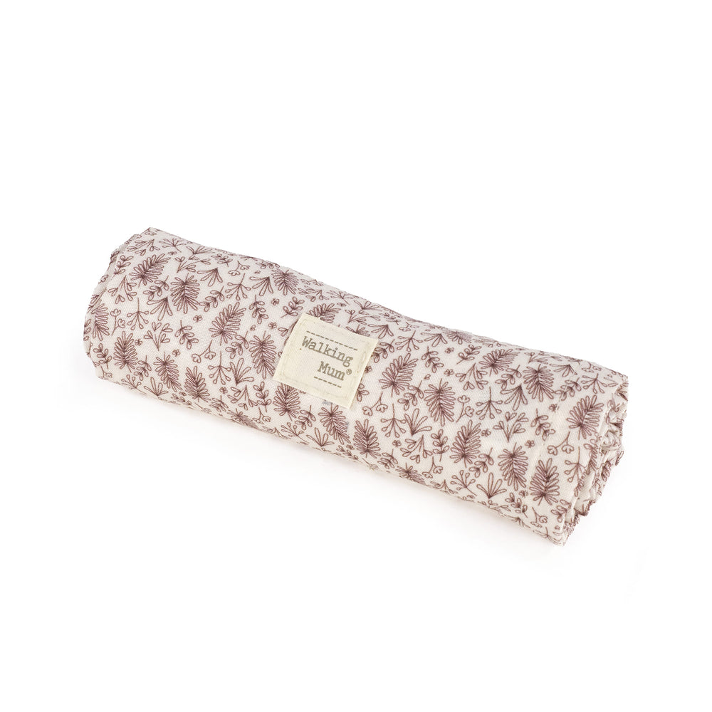 Walking Mum - Muslin Swaddle - Gala Cerise - Mabel & Fox