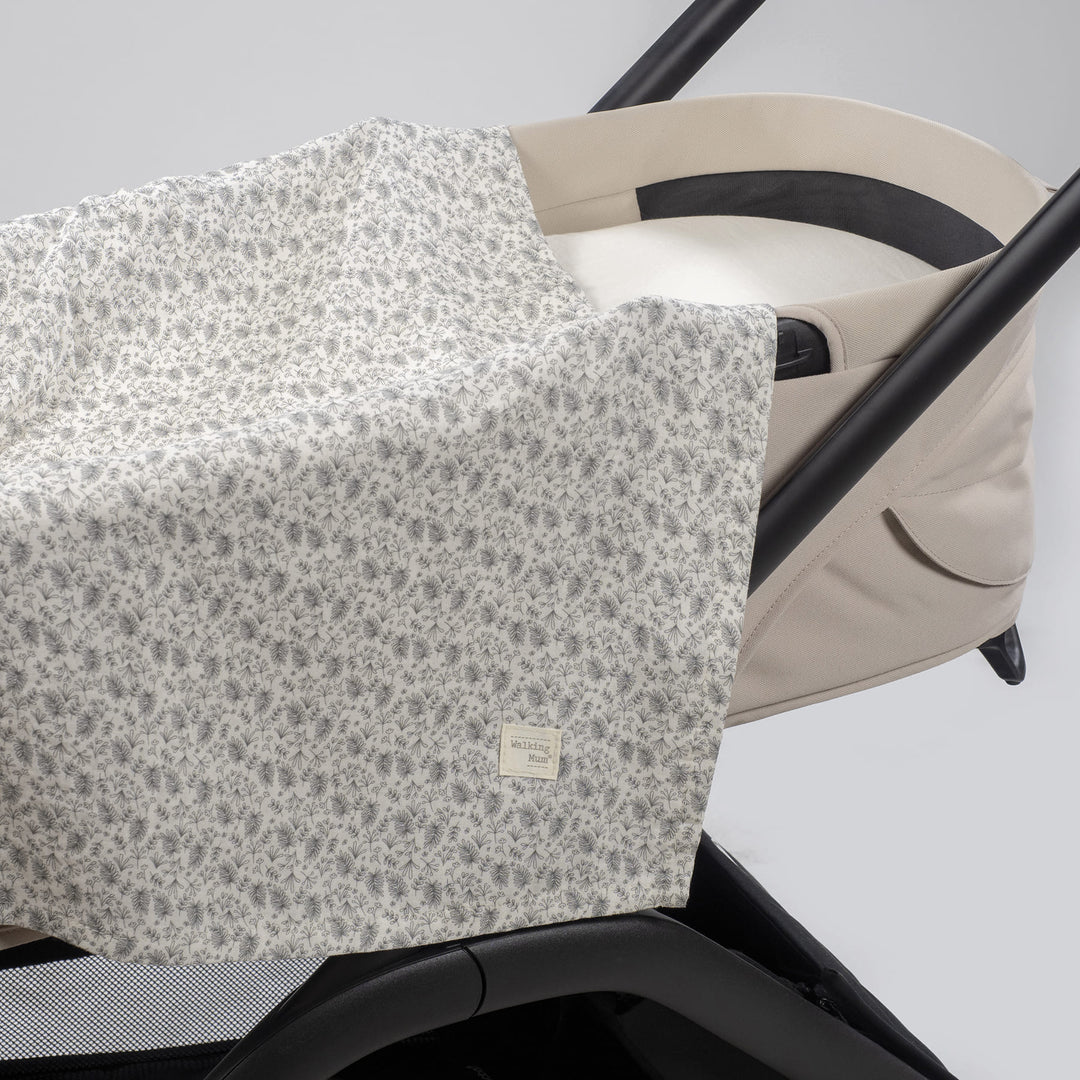 Walking Mum - Muslin Swaddle - Gala Mint - Mabel & Fox