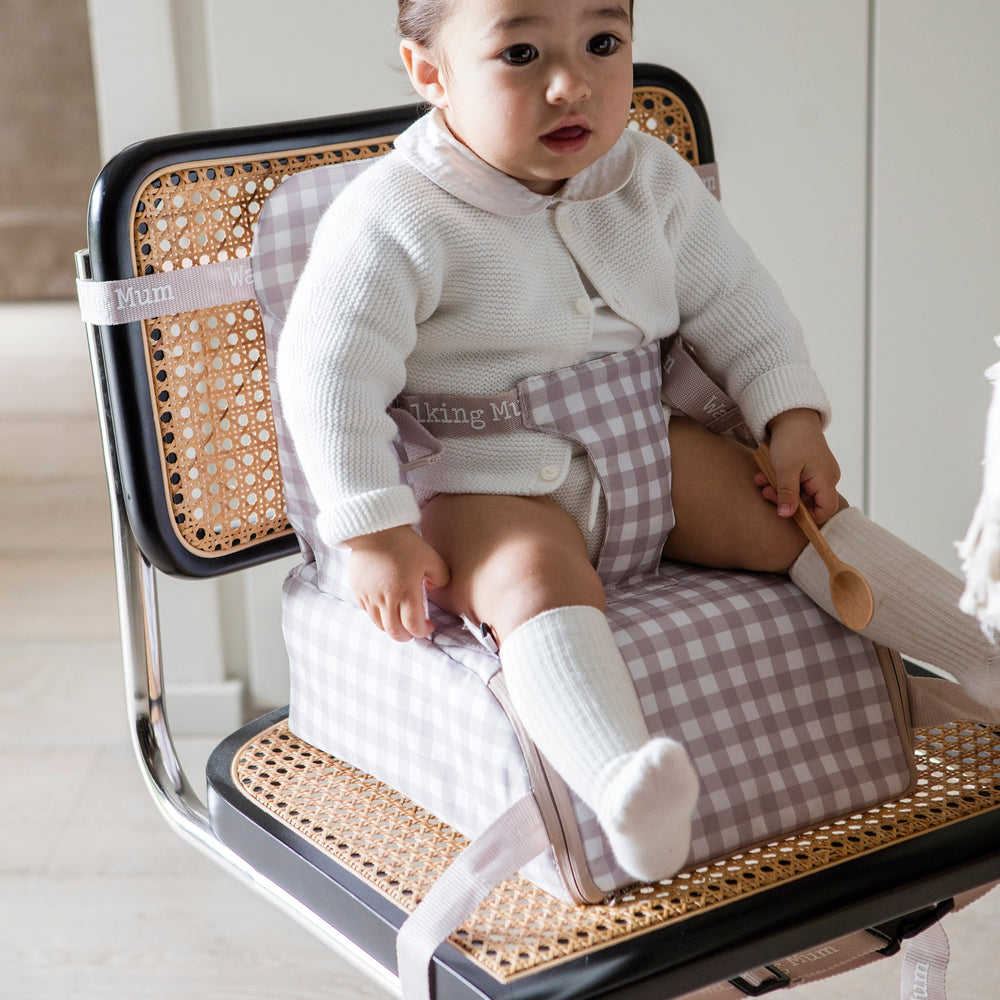 Walking Mum - Portable Highchair - Caetana Sand - Mabel & Fox