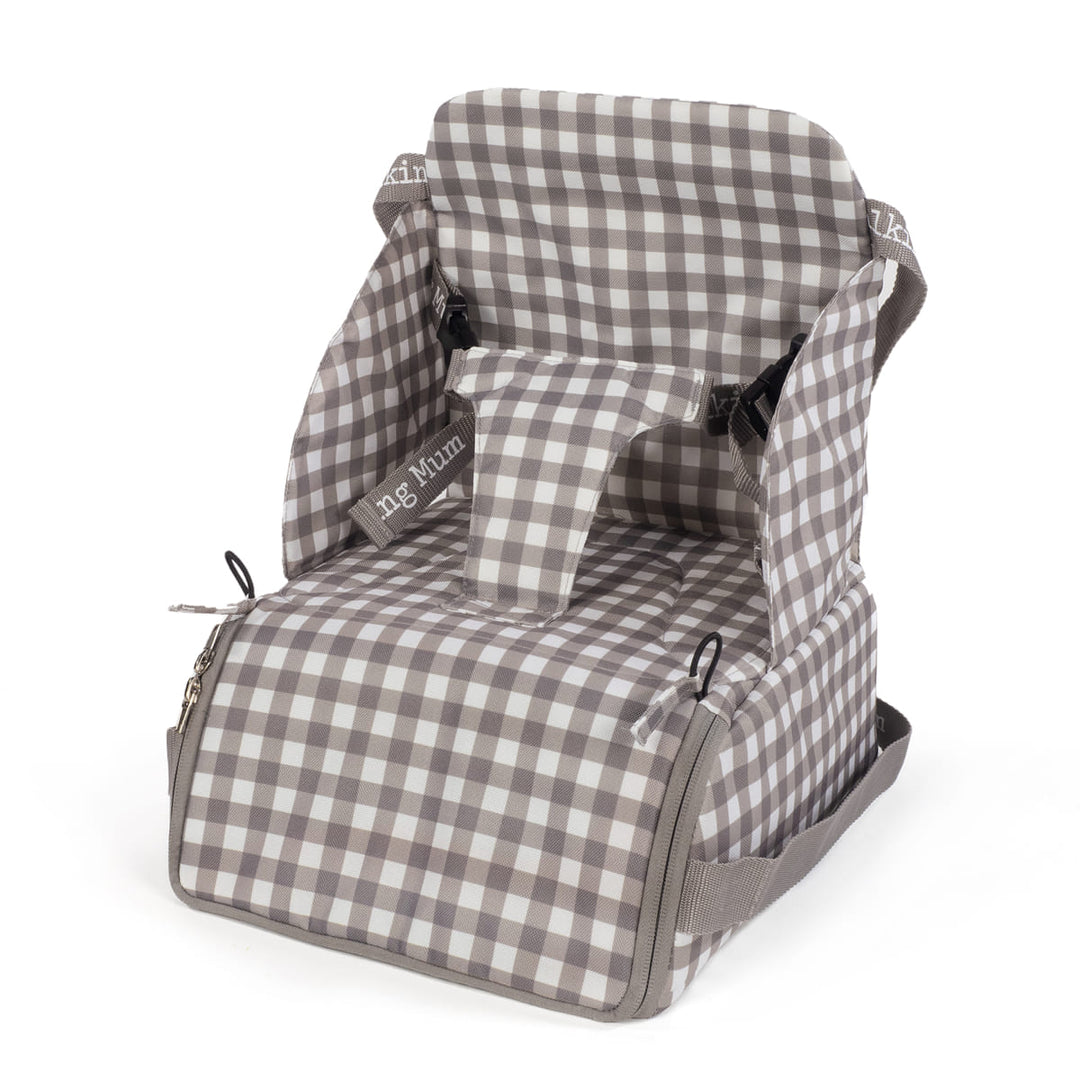 Walking Mum - Portable Highchair - Caetana Stone - Mabel & Fox