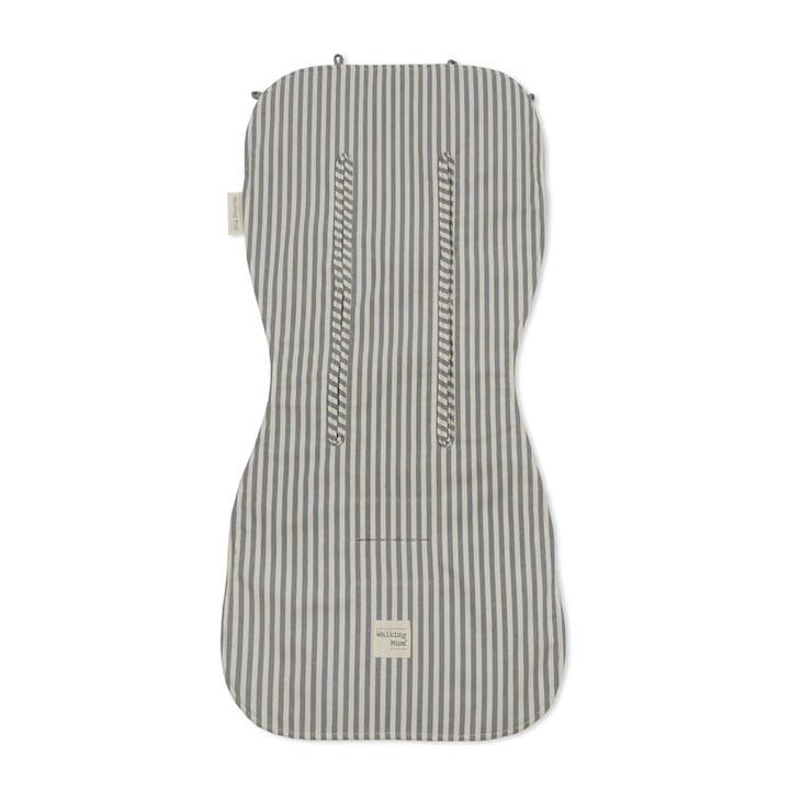 Walking Mum - Seat Liner - Praliné Stripes Matcha - Mabel & Fox