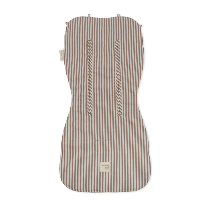Walking Mum - Seat Liner - Praliné Stripes Moka - Mabel & Fox