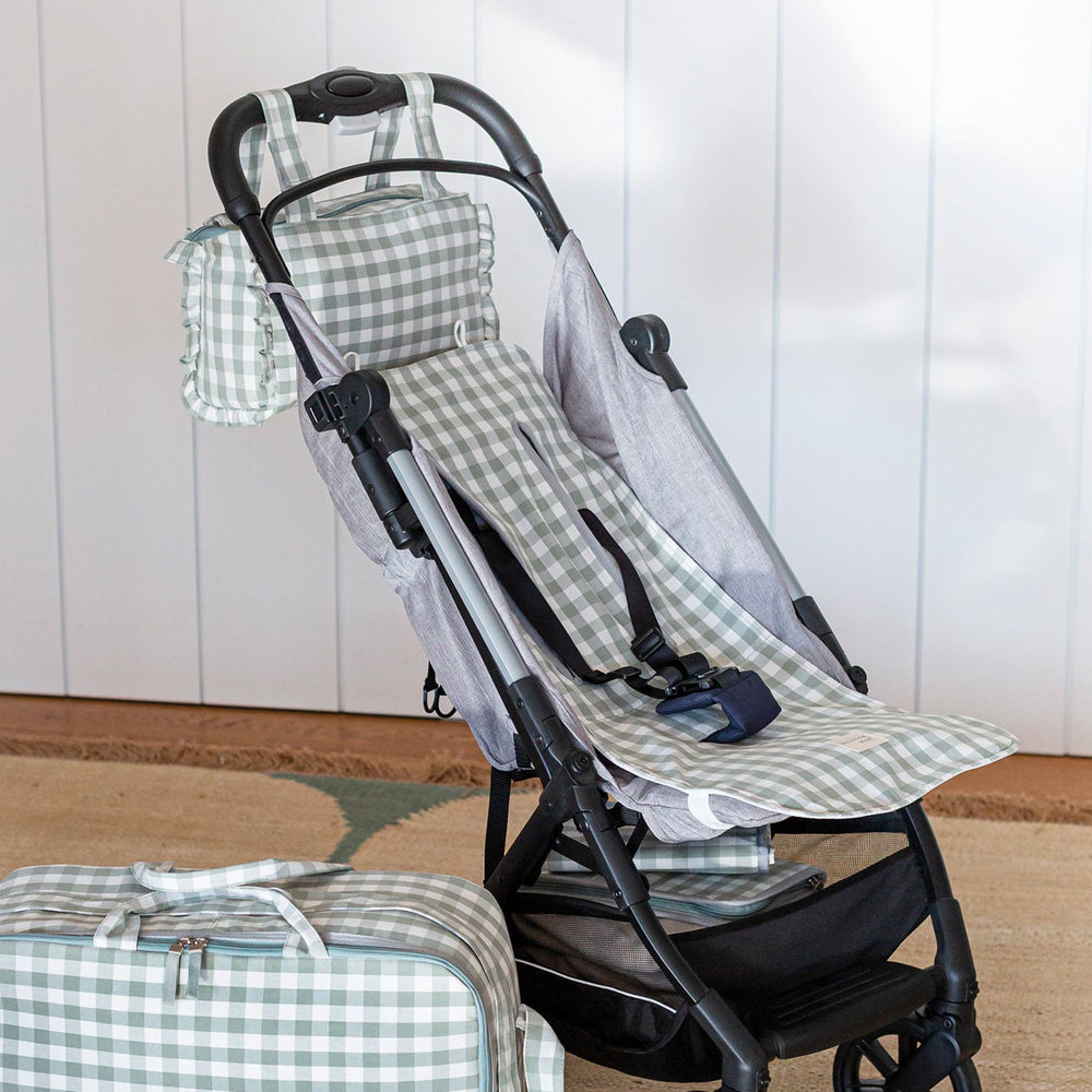Walking Mum - Seat Liner - Remy Green - Mabel & Fox