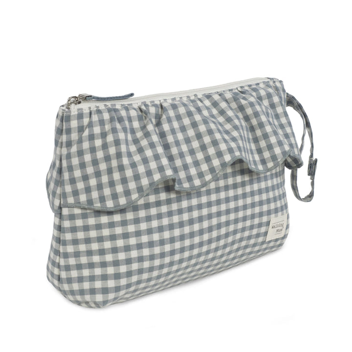 Walking Mum - Toiletry Bag - Praliné Vichy Matcha - Mabel & Fox