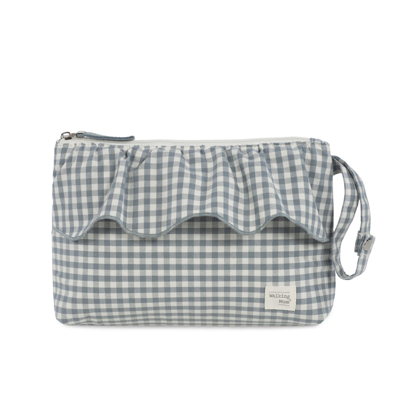 Walking Mum - Toiletry Bag - Praliné Vichy Matcha - Mabel & Fox