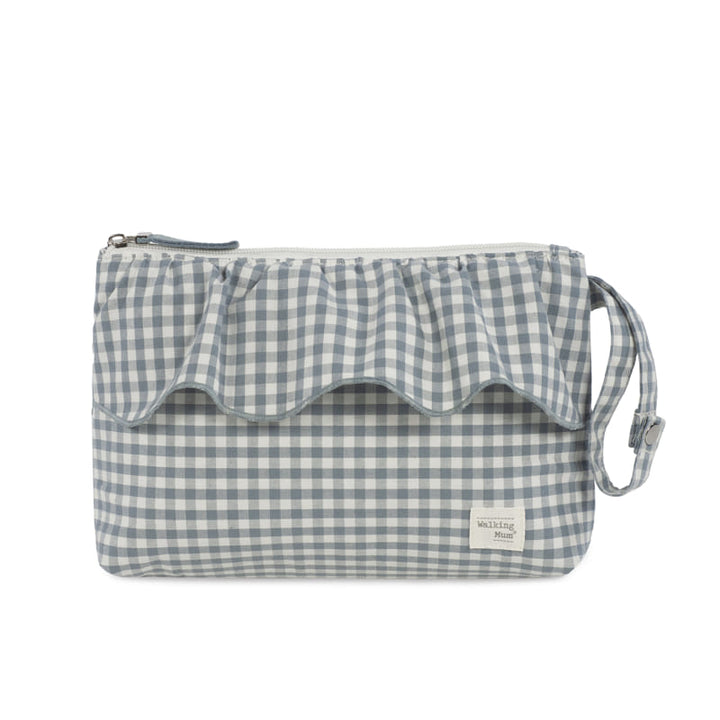 Walking Mum - Toiletry Bag - Praliné Vichy Matcha - Mabel & Fox