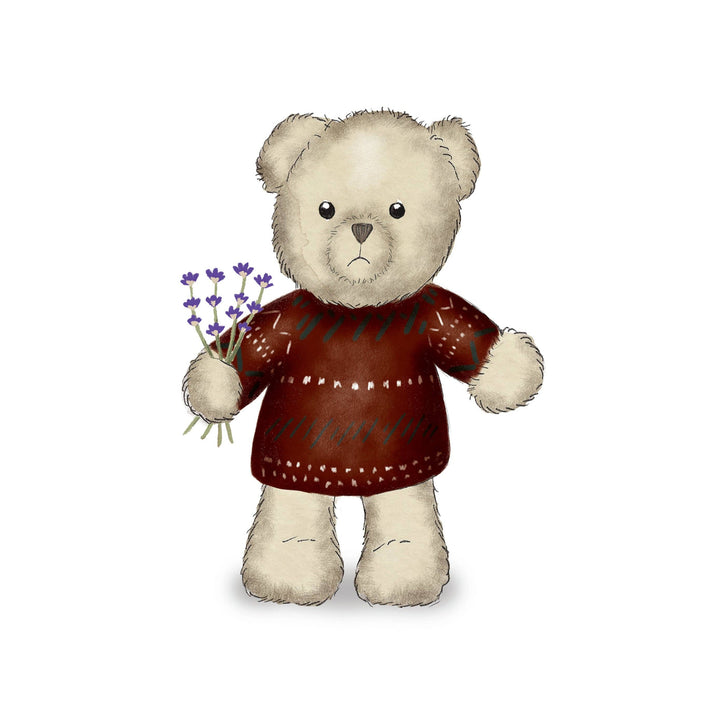 Warmies - Heatable Soft Toy - Christmas Jumper Bear - Mabel & Fox