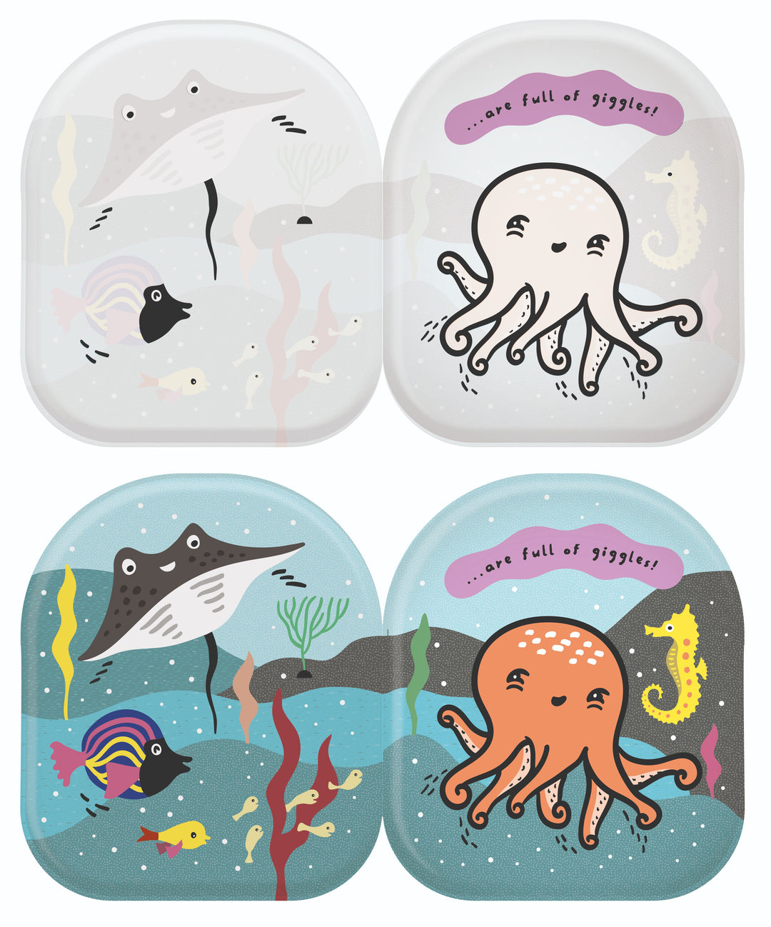 Wee Gallery - Bath Book - Octopus & Friends - Mabel & Fox