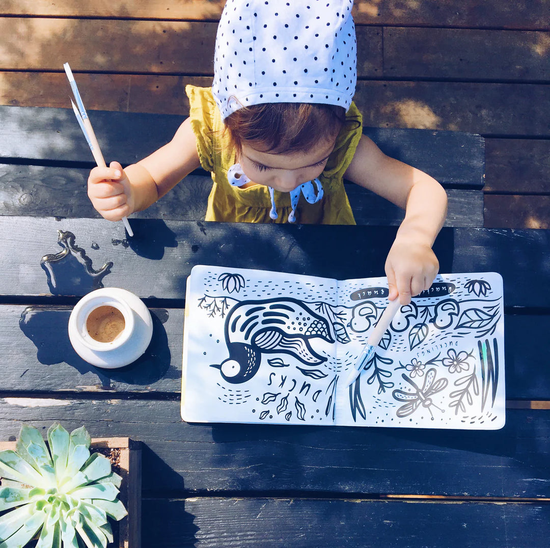 Wee Gallery - Bath Book - Who's in the Pond? - Mabel & Fox