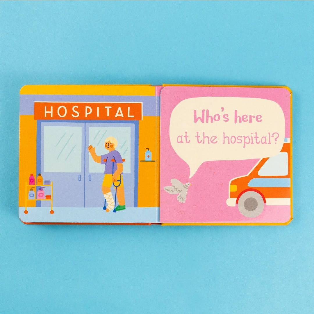 Who’s Here in the Town – Fold Out Book - Mabel & Fox