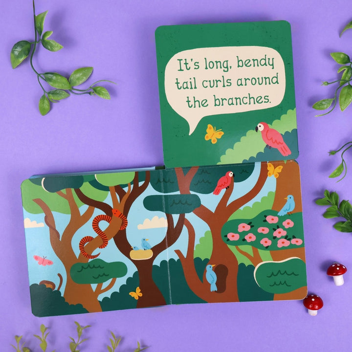 Who’s in the Wild – Fold-Out Flaps Board Book - Mabel & Fox