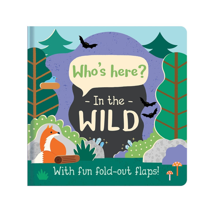 Who’s in the Wild – Fold-Out Flaps Board Book - Mabel & Fox