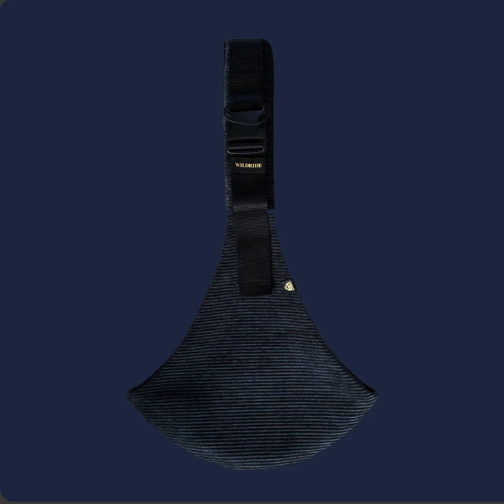 Wildride - Corduroy Toddler Carrier - Black - Mabel & Fox