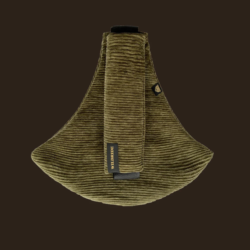 Wildride - Corduroy Toddler Carrier - Olive Green - Mabel & Fox