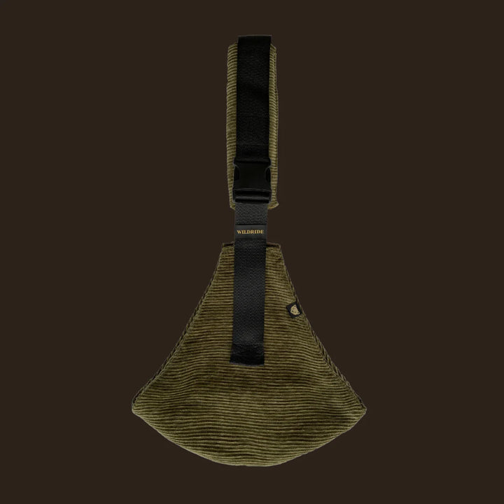 Wildride - Corduroy Toddler Carrier - Olive Green - Mabel & Fox