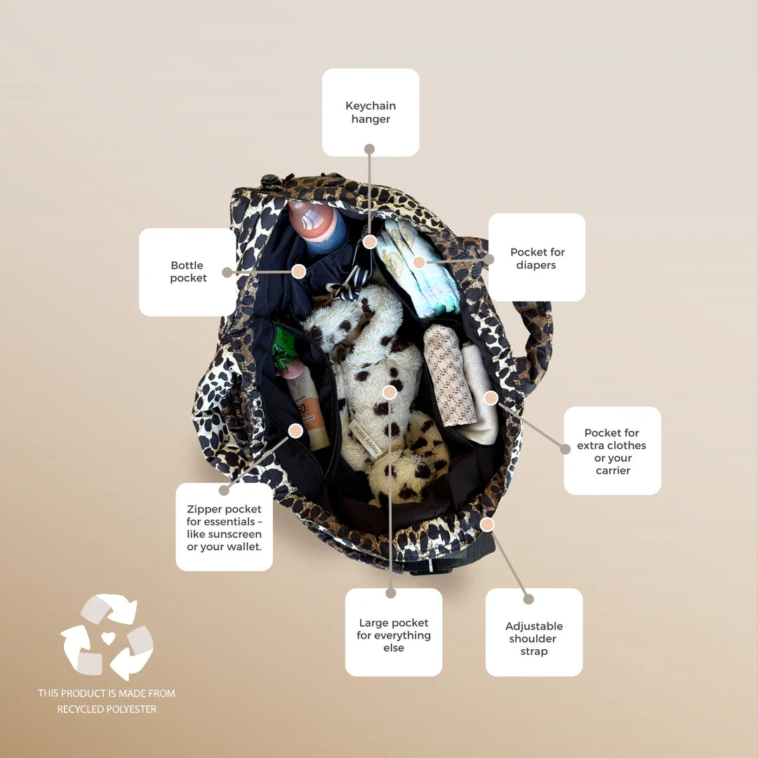 Wildride - Recycled Changing Bag - Savannah - Mabel & Fox