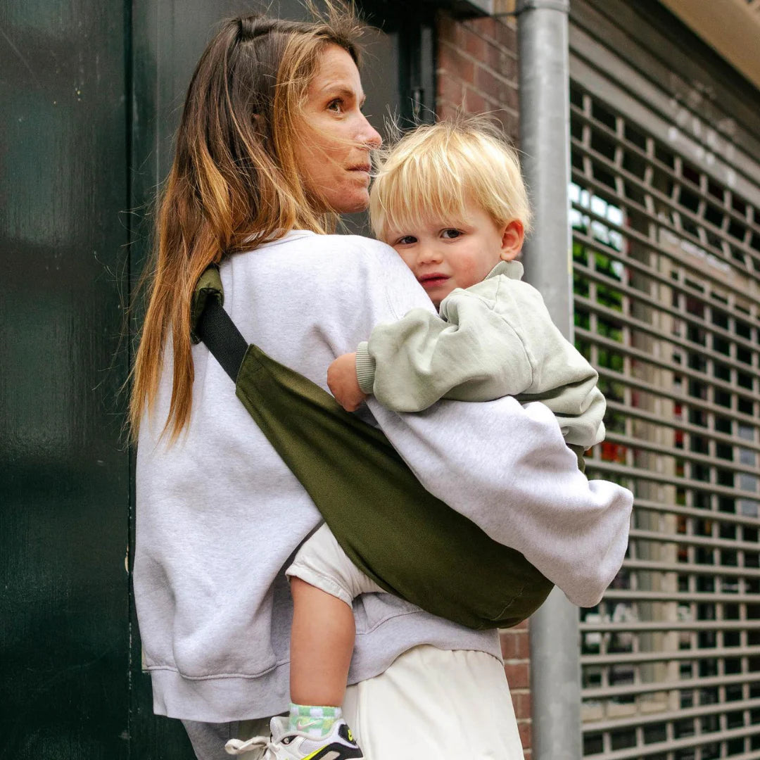 Wildride - Toddler Carrier - Army Green - Mabel & Fox