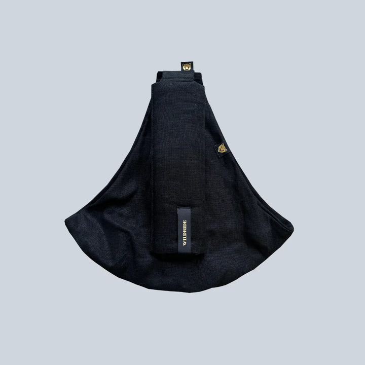 Wildride - Toddler Carrier - Black Linen - Mabel & Fox
