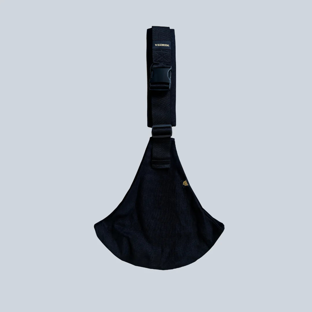 Wildride - Toddler Carrier - Black Linen - Mabel & Fox