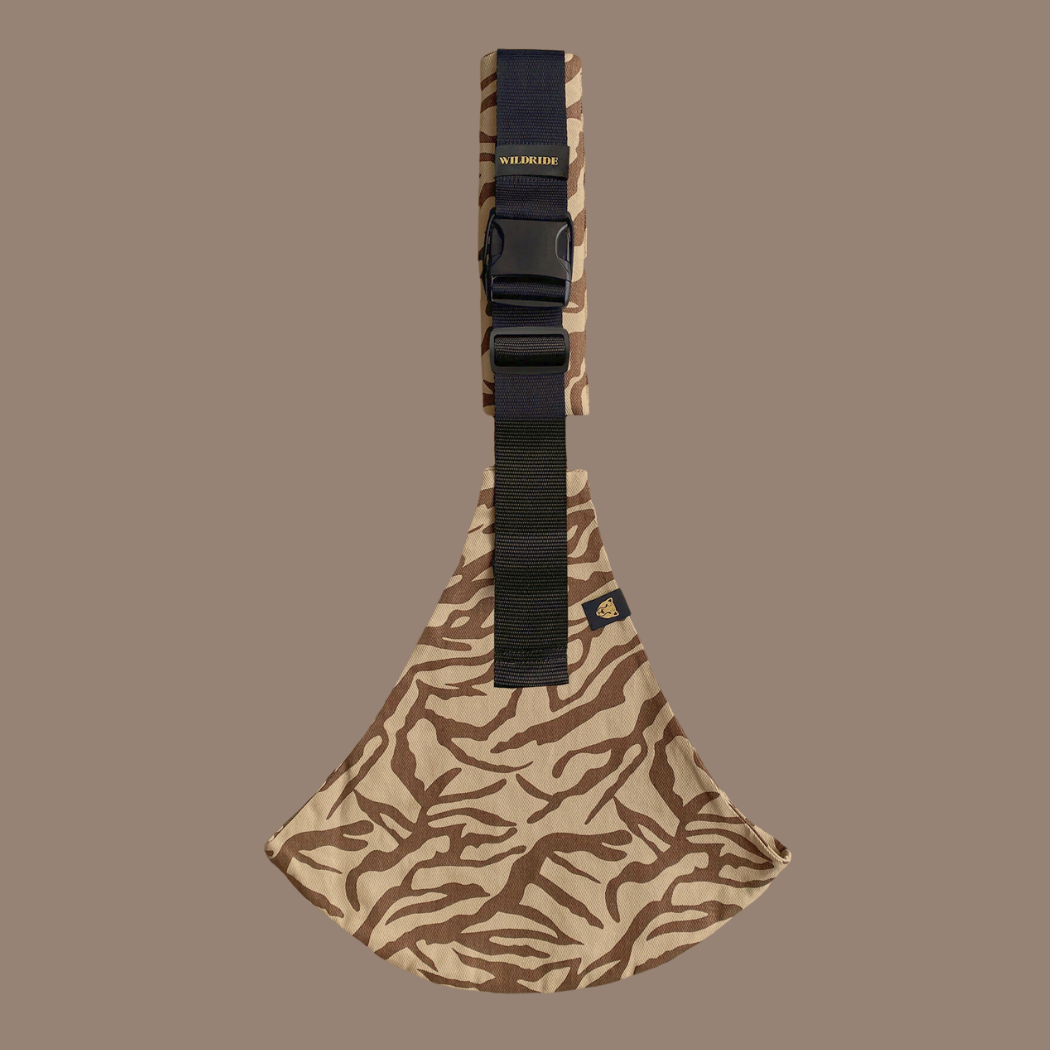 Wildride - Toddler Carrier - Brown Zebra - Mabel & Fox