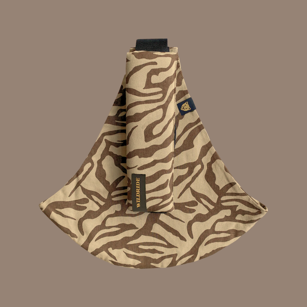 Wildride - Toddler Carrier - Brown Zebra - Mabel & Fox