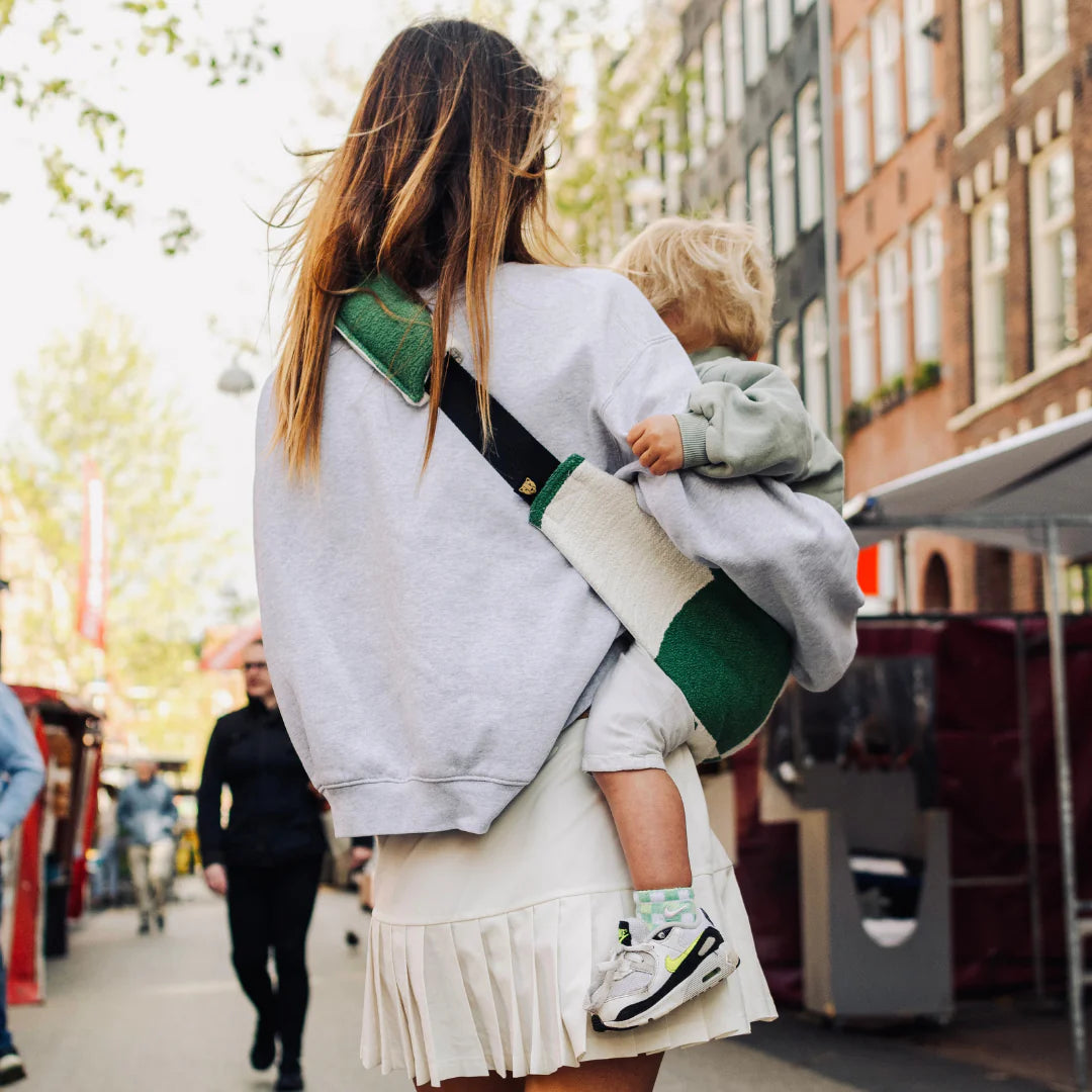 Wildride - Toddler Carrier - Green Graphic - Mabel & Fox