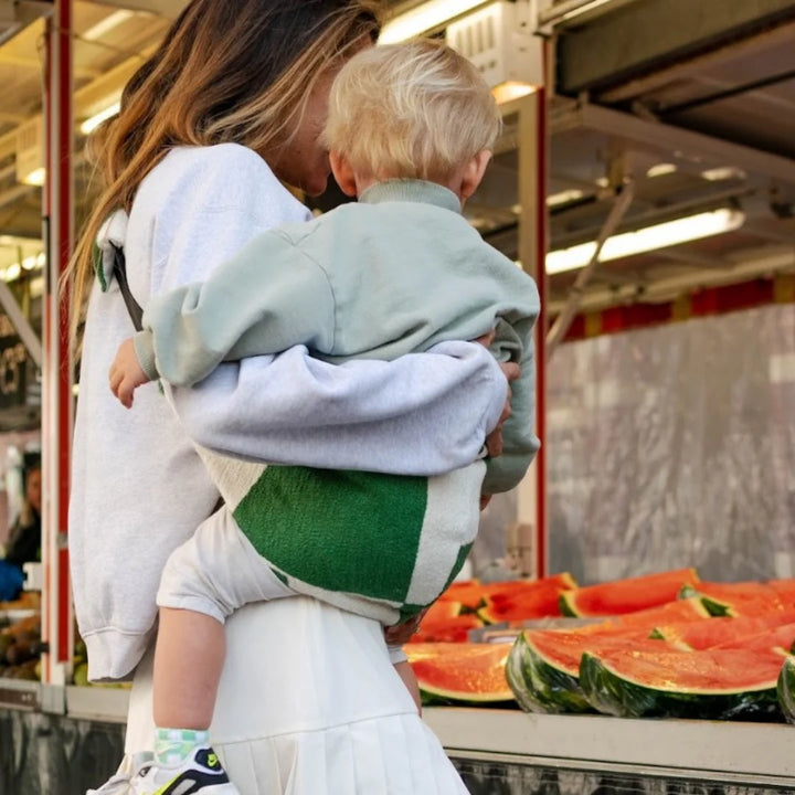 Wildride - Toddler Carrier - Green Graphic - Mabel & Fox