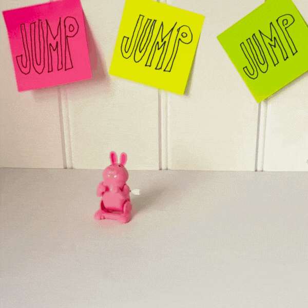 Rex London - Wind-Up Jumping Animal - Bunny