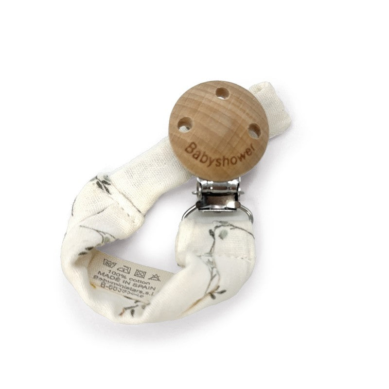 Babyshower – Wood Dummy Holder – Olive Bloom - Mabel & Fox