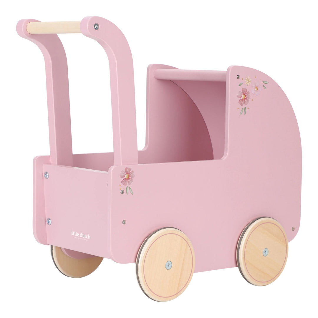 Little Dutch - Wooden Doll Pram - Mabel & Fox