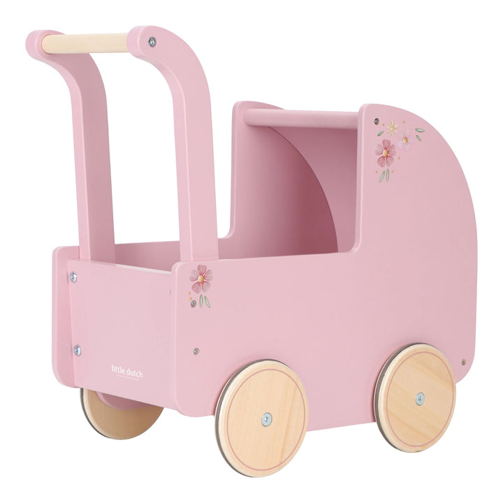 Little Dutch - Wooden Doll Pram - Mabel & Fox