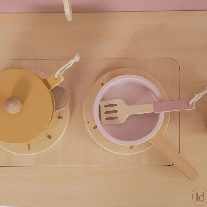 Little Dutch - Wooden Play Kitchen - Pink