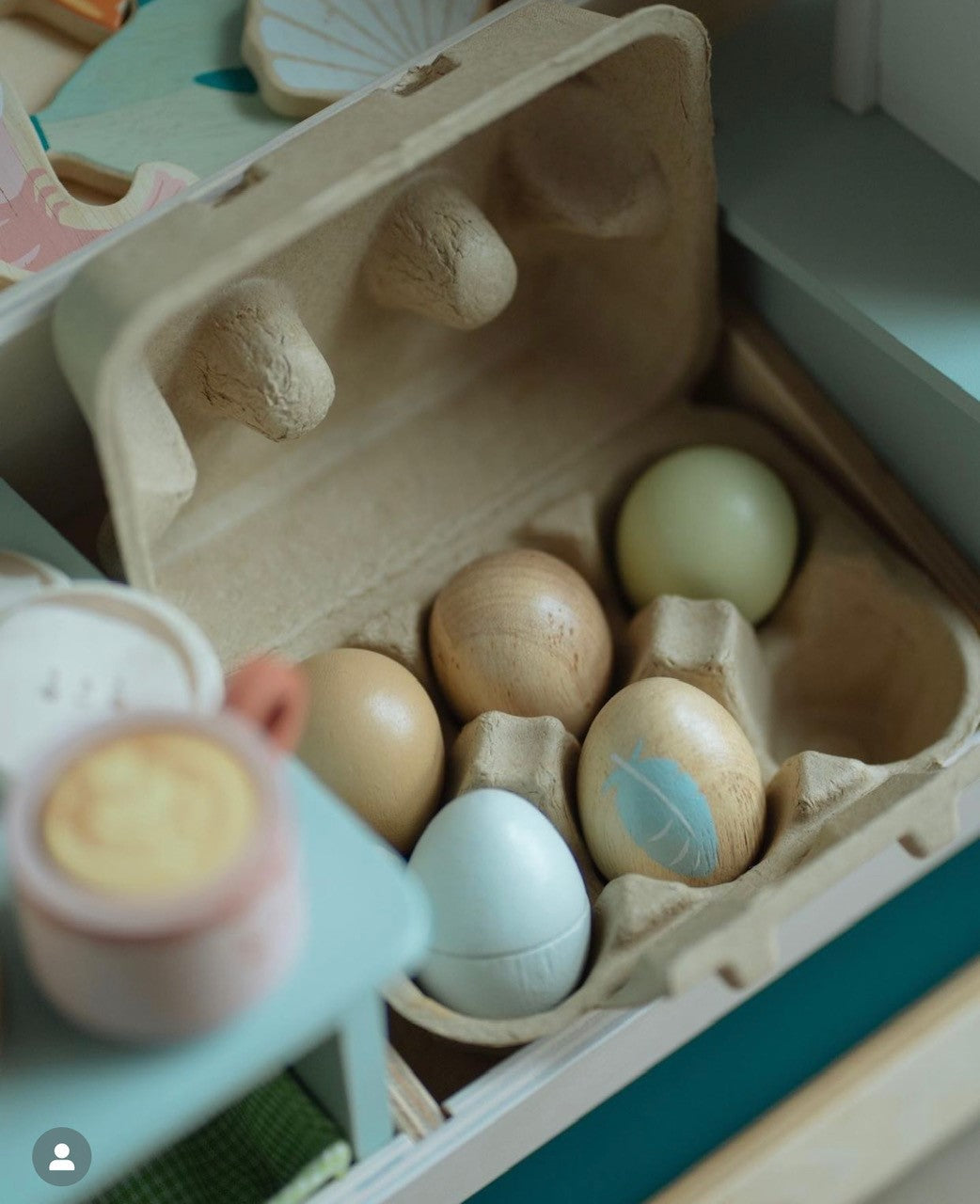 Tender Leaf - Wooden Eggs - Mabel & Fox