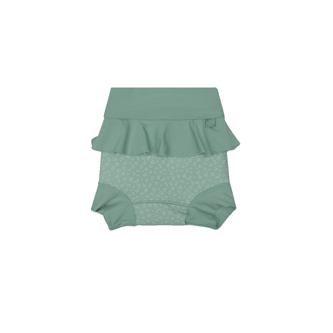 Swim Essentials - Neoprene Swim Diaper - Green Leopard Print