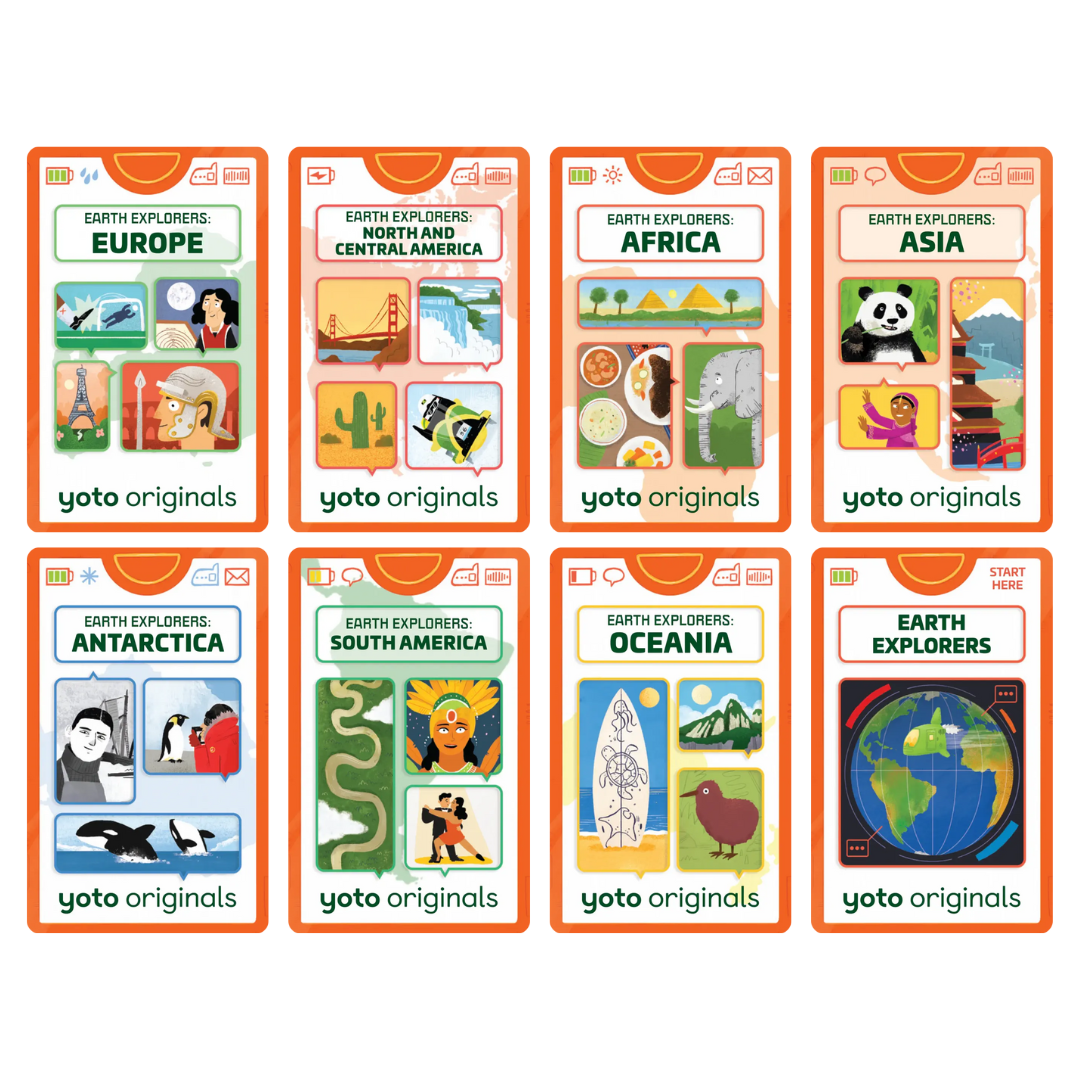 Yoto – Card Collection – Earth Explorers - Mabel & Fox