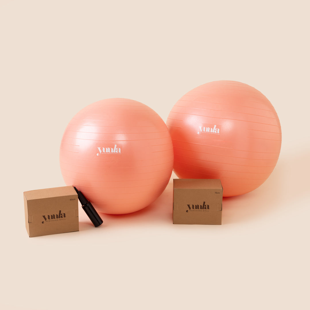 Yuula – Birthing Ball - Coral - Mabel & Fox