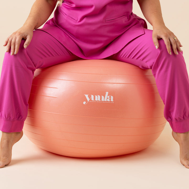 Yuula – Birthing Ball - Coral - Mabel & Fox
