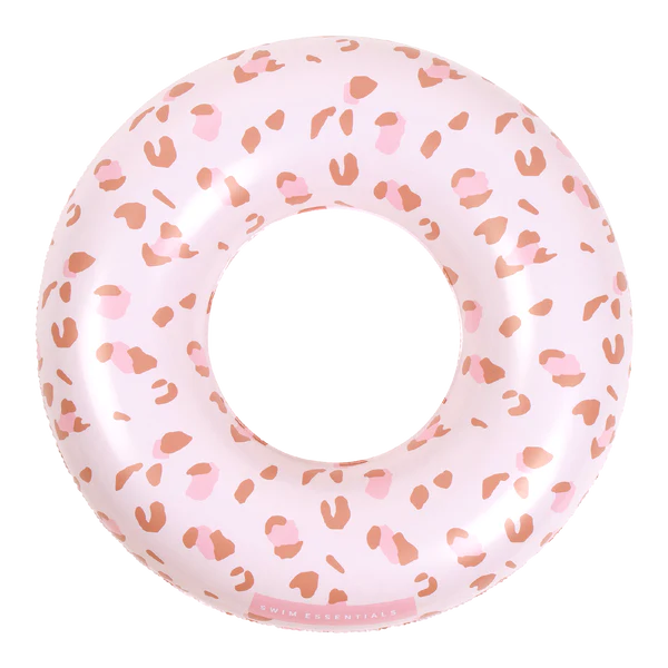 Swim Essentials - Swim Ring - Pink Leopard - 55cm