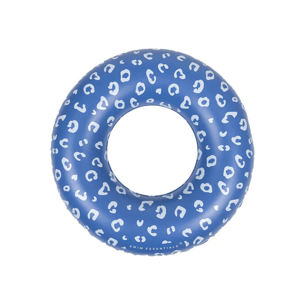 Swim Essentials - Swim Ring - Blue Leopard Print - 90cm
