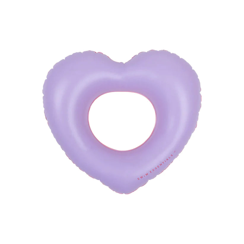 Swim Essentials - Swim Ring- Heart-Purple/Red- 55cm