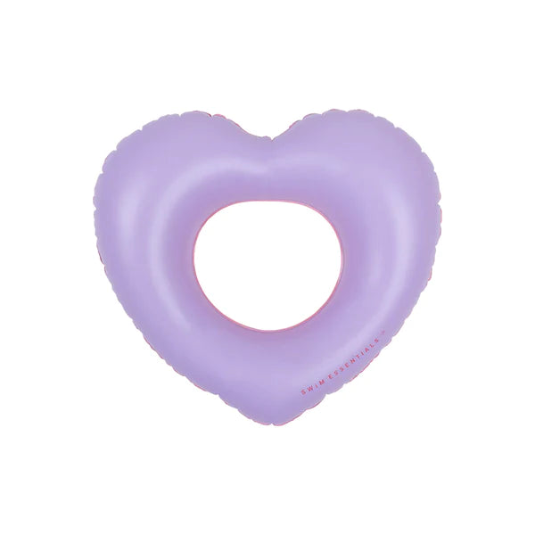 Swim Essentials - Swim Ring - Purple / Red Heart - 90cm